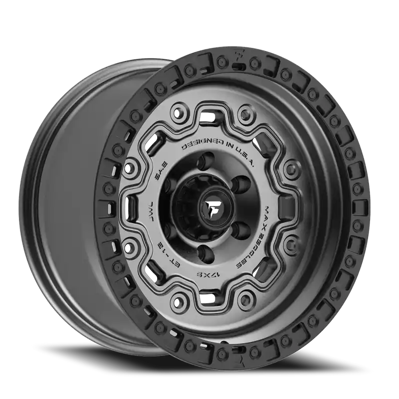 Fittipaldi Offroad Ft100Ab Wheel 20x9 5x127 Anthracite w/ Black Ring 0mm - FREE T-SHIRT INCLUDED! Trending