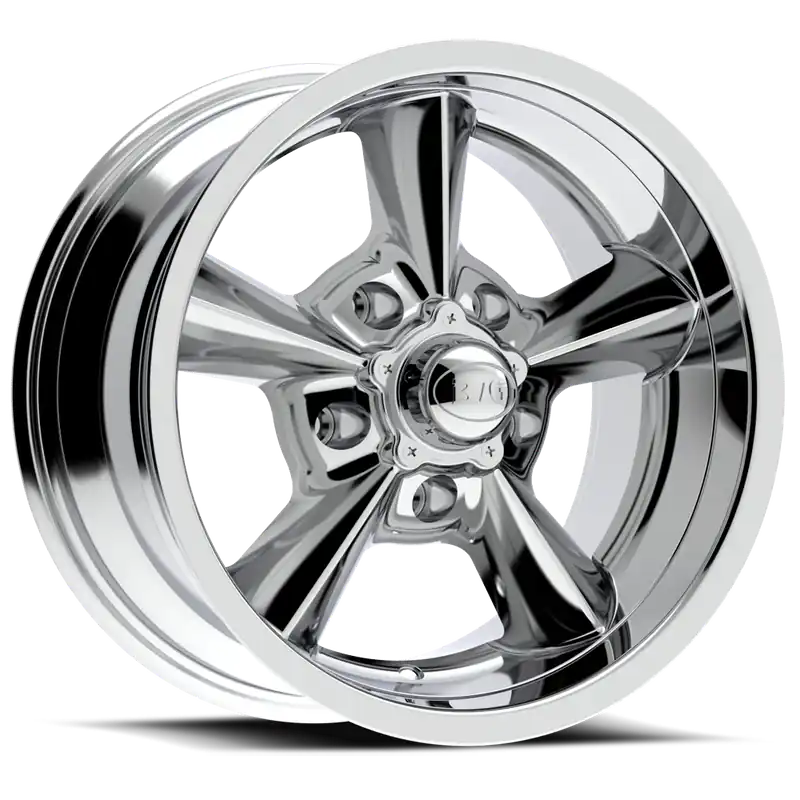 Budget Bg Rod Works Old School Wheel 20x8.5 5x120.65 Chrome 7mm
