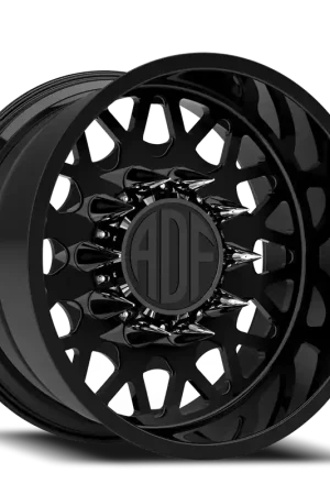 Adf Hot Shot Wheel 24x12 8x180 Gloss Black -40mm - MINIMUM PURCHASE OF 4 - FREE T-SHIRT INCLUDED! Trusted Brand