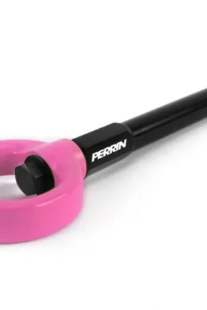 Crafted PERRIN Front Tow Hook Kit (Hyper Pink) - 2008-2014 Subaru WRX / STI