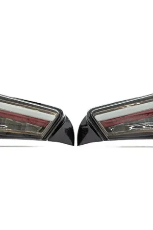 Valenti Jewel LED Tail Lights (Light Smoke Lens, Black Chrome Reflector) - 2013-2021 Scion FR-S / Subaru BRZ / Toyota 86 Premium