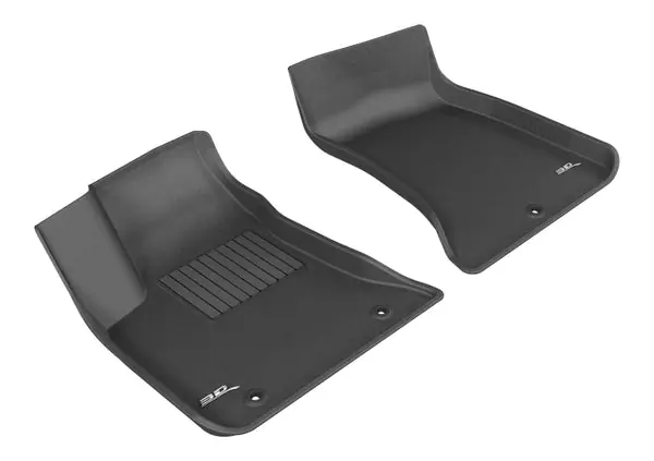 Luxury 3D MAXpider 2011-2020 Dodge/Chrysler Charger Rwd/300/300C Rwd Kagu 1st Row Floormat - Black