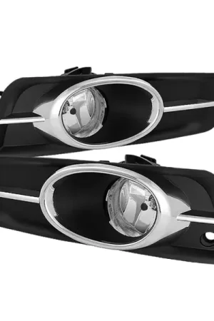 Handmade Spyder Chevy Cruze 2011-2014 (does not fit Sport model)OEM Fog Lights w/switch Clear FL-CCRZ2011-C