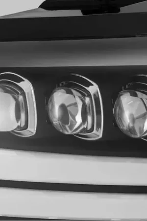 New Release AlphaRex 07-13 Chevy Avalanche NOVA LED Proj Headlights Plank Style Matte Black w/Activ Light/DRL