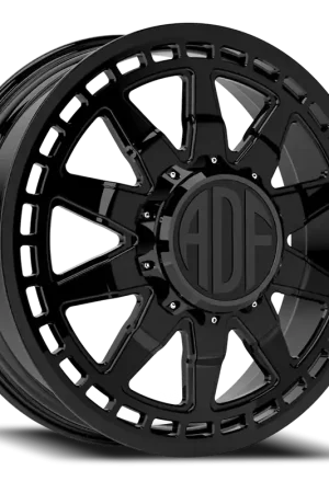 Adf Taladega Dually - Wheel 20x8.25 8x165.1 Gloss Black 144mm - MINIMUM PURCHASE OF 4 - FREE T-SHIRT INCLUDED! No Minimum Order