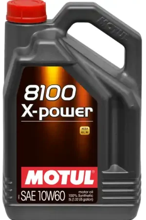 Time-Limited Motul 5L Synthetic Engine Oil 8100 10W60 X-Power