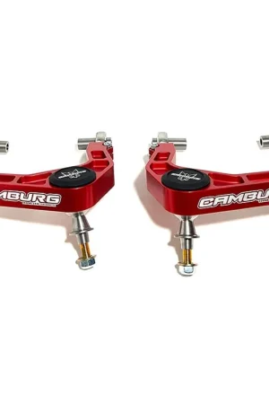 Camburg Ford Bronco 21-23 KINETIK V2 Performance Billet Uniball Upper Arms (Red) High Quality