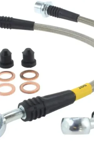 StopTech 00-05 Celica GT-S/05-08 Scion tC Stainless Steel Rear Brake Lines Holiday Sale