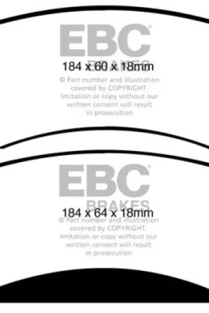 Bulk Order EBC 09-14 Cadillac Escalade 6.0 Hybrid Yellowstuff Front Brake Pads
