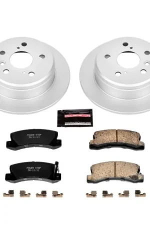 Power Stop 97-99 Lexus ES300 Rear Z17 Evolution Geomet Coated Brake Kit Viral