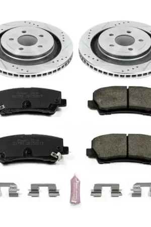 Warranty Included Power Stop 15-19 Ford Mustang Rear Z23 Evolution Sport Brake Kit