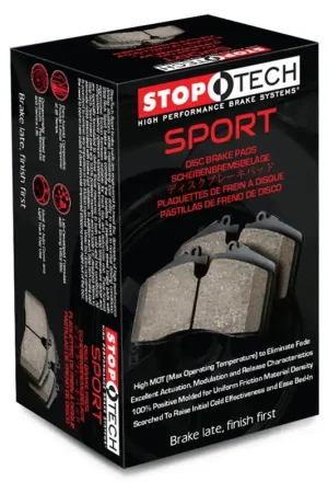 StopTech Sport Brake Pads w/Shims and Hardware - Rear Viral