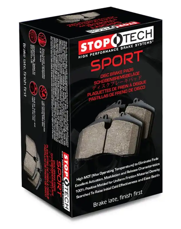 StopTech Sport Brake Pads w/Shims and Hardware - Rear Viral