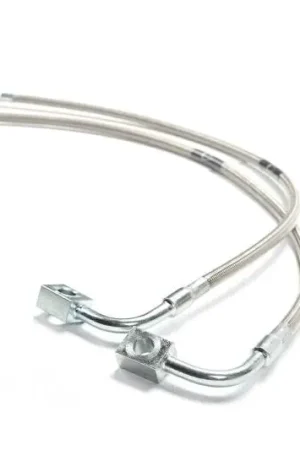 Fabtech 07-18 Jeep JK 4WD Front Extended Brake Line Kit Handmade