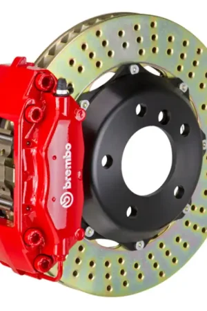 Trending Brembo 05-11 Elise (Excl 4-Caliper Equipped) Fr GT BBK 4Pist Cast 2pc 328x28 2pc Rtr Drill-Red