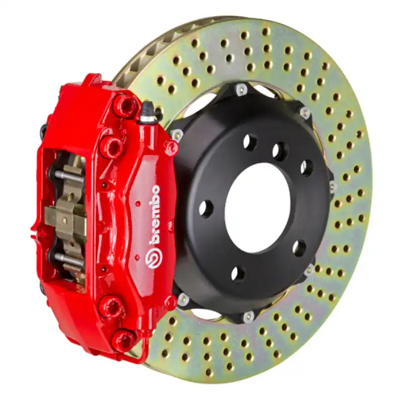 Trending Brembo 05-11 Elise (Excl 4-Caliper Equipped) Fr GT BBK 4Pist Cast 2pc 328x28 2pc Rtr Drill-Red