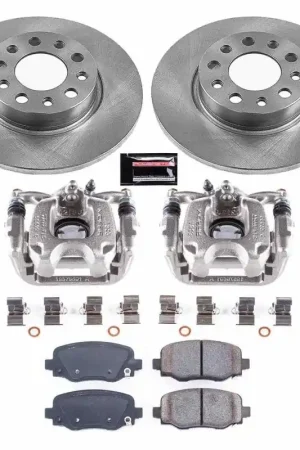 Power Stop 16-18 Fiat 500X Rear Autospecialty Brake Kit w/Calipers Fan Favorite