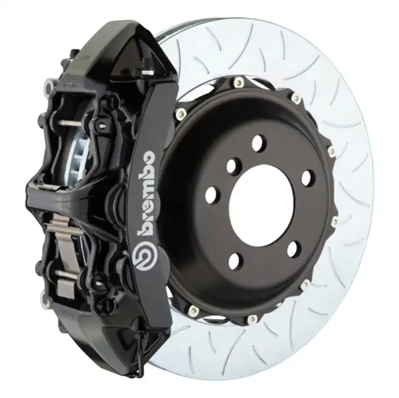Factory Price Brembo 95-98 993 C2/C4/C4S/Turbo Front GT BBK 6 Piston Cast 380x32 2pc Rotor Slotted Type3-Black