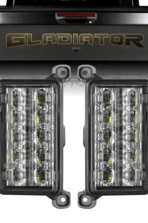 Oracle Lighting Jeep Gladiator JT Dual Reverse LED Flush Taillight - Amber/White Worldwide Shipping