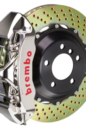 Factory Price Brembo 17-21 Civic Type-R Front GTR BBK 6 Piston Billet 380x32 2pc Rotor Drilled- Nickel