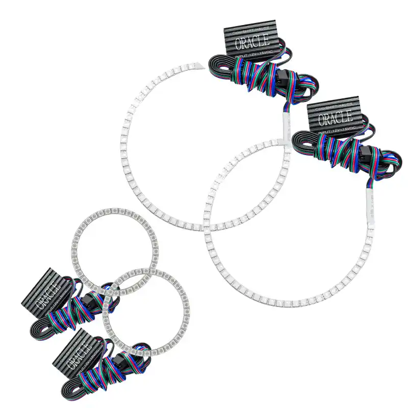 Get Yours Oracle Mini Cooper 05-08 Halo Kit - ColorSHIFT w/o Controller