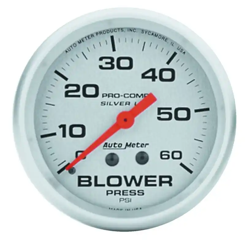 Must Have Autometer Ultra-Lite 66.7mm 0-60 PSI Liquid Filled Mechanical Blower Pressure Gauge