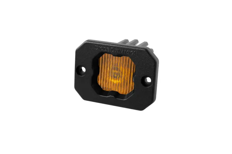 Diode Dynamics Stage Series C1 LED Pod - Yellow SAE Fog Flush ABL Each Buy Online