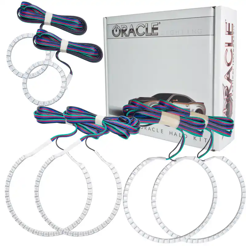 Oracle Dodge Charger 05-10 Triple Ring Halo Kit - ColorSHIFT w/ Simple Controller Markdown