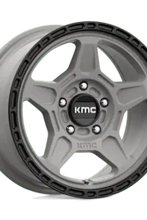 New Release KM721 16X7 5X4.5 S-GRAY BLK LP 15MM