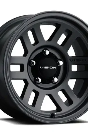 Seasonal Sale Vision Wheels Manx 2 Overland 355 Satin Black 17x7.5 45mm Offset 6x130