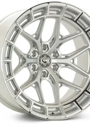 Vossen HFX-1 17x8.5in / 6x130 BP / ET35 / 84.1 CB - Silver Polished Wheel High Quality