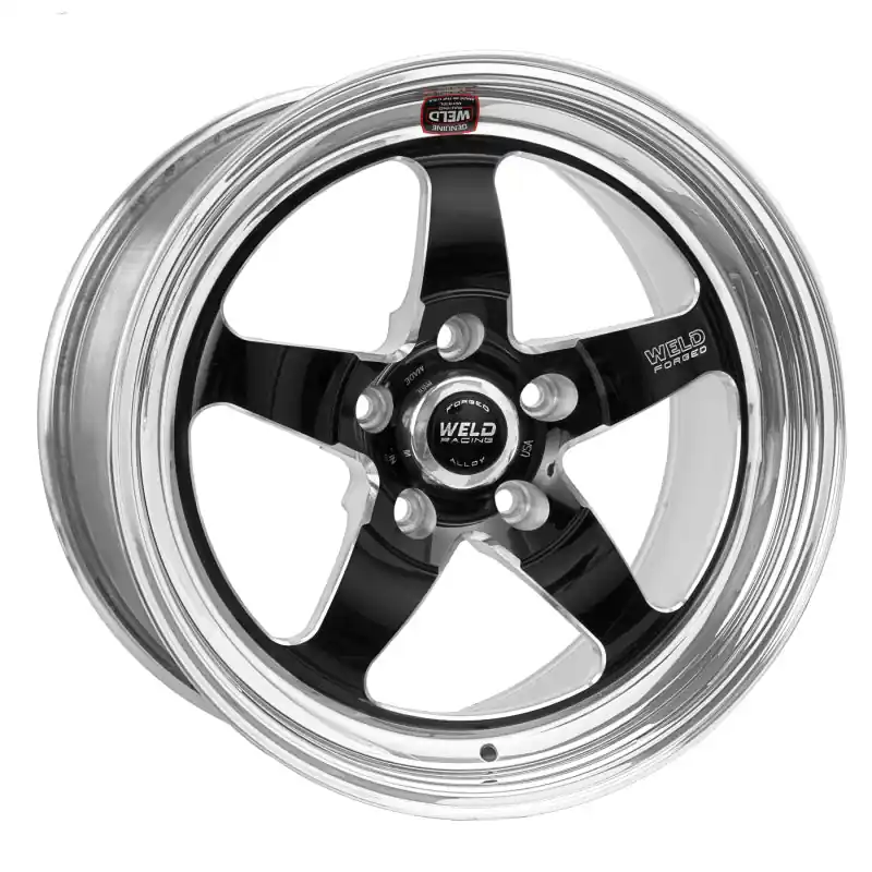 Weld S71 18x10 / 5x4.5 BP / 7.7in. BS Black Wheel (Low Pad) - Non-Beadlock One Day Deal