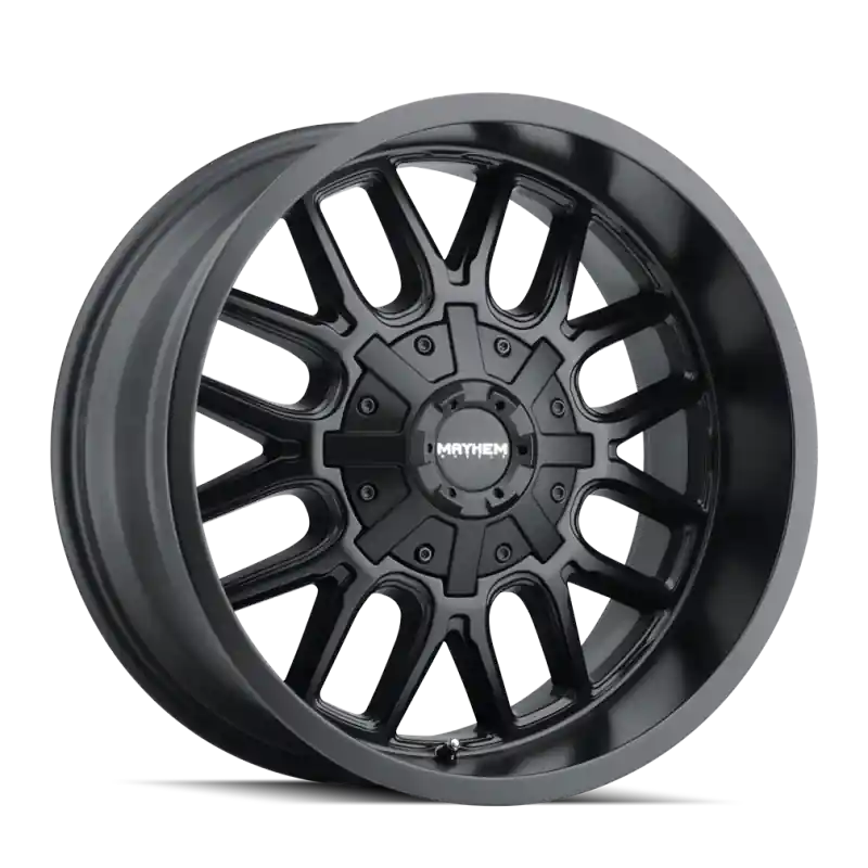 Luxury Mayhem 8107 Cogent 17x9 / 8x165.1 BP / -12mm Offset / mm Hub Matte Black Wheel
