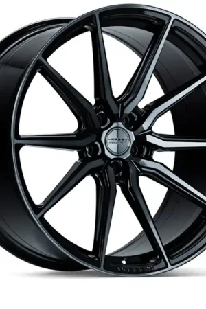 Vossen HF-3 19x8.5 / 5x112 / ET45 / Flat Face / 66.5 - Double Tinted - Gloss Black Wheel While Supplies Last