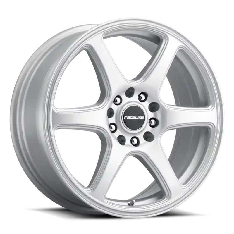 Raceline 146S Matrix 16x7in / 5x110/5x115 BP / 40mm Offset / 72.62mm Bore - Gloss Silver Wheel Buy Direct