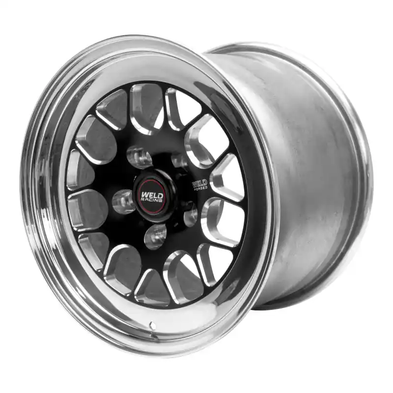 Weld S77 15x5 / 5x4.5 BP / 3.5in. BS Black Wheel (Low Pad) - Non-Beadlock Today Only