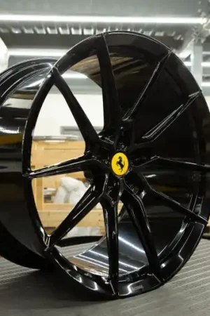 Vossen x Novitec NF9 21x11.5in - 5x114.3 BP - ET29 - Gloss Black Ferrari 296 Rear Wheel Don’t Miss Out