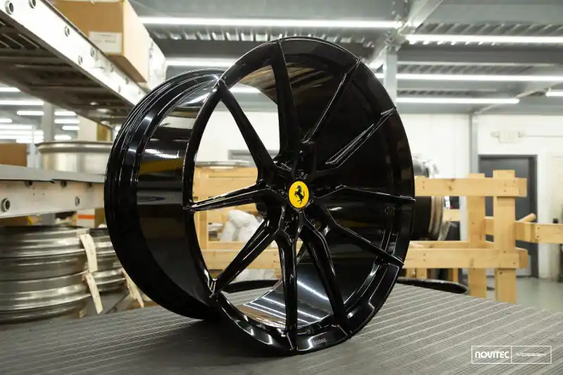 Vossen x Novitec NF9 21x11.5in - 5x114.3 BP - ET29 - Gloss Black Ferrari 296 Rear Wheel Don’t Miss Out