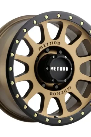 Super Sale Method MR305 NV 20x10 -18mm Offset 8x6.5 130.81mm CB Method Bronze/Black Street Loc Wheel