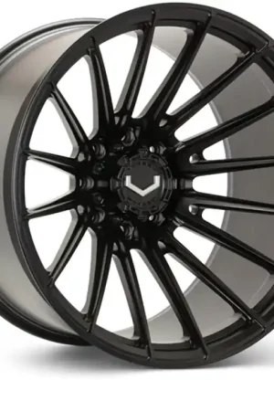 High Quality Vossen VFX-01 22x9.5 - 5x127 - ET30 - Deep - 71.5 - Satin Black Wheel