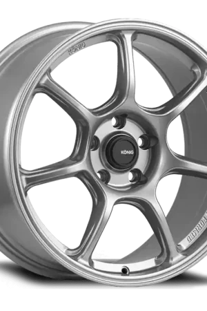 Limited Offer Konig Ultragram 18x8.5 5x114.3 ET35 Titanium Metallic Knurled Bead