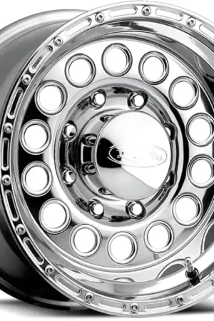 Raceline 887 Rock Crusher 15x8in / 6x139.7 BP / -32mm Offset / 107.95mm Bore - Polished Wheel Authentic