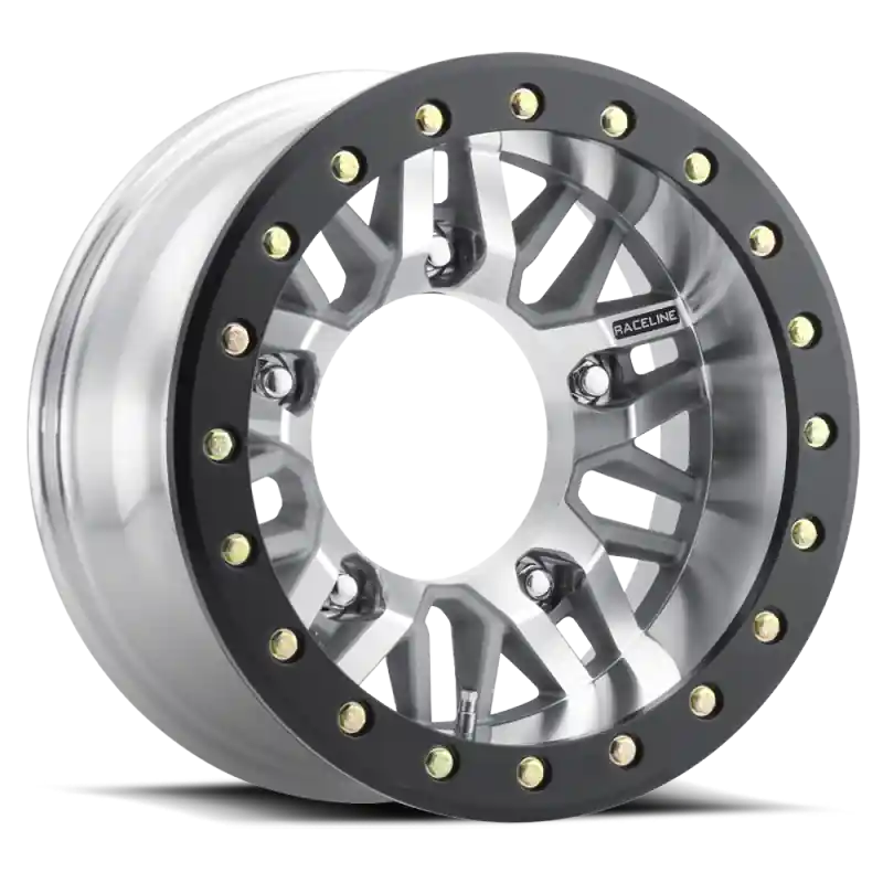 Affordable Raceline RT260M Ryno 17x6.5in / 5x205 BP / -19mm Offset / 160mm Bore - Machined Beadlock Wheel