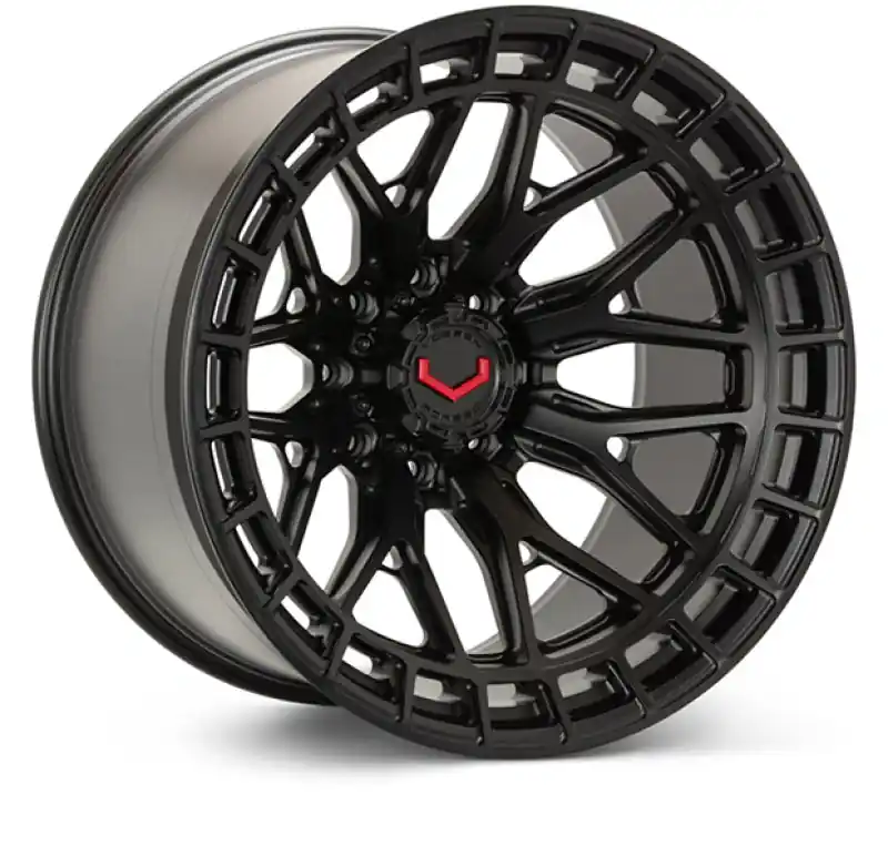 Vossen LCX-02 22x10 - 8x180 - ET18 - Super Deep - 124.3 - Satin Black Wheel One Day Deal