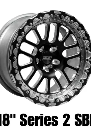 Belak 18x10 / 6.75in BS / 5x120 BP / High Pad / Series 2 Wheel - Non-Beadlock Flash Sale