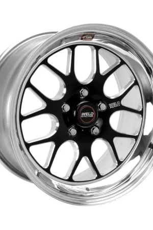 Weld S77 17x5 / 5x4.5 BP / 2.2in. BS Black Wheel (Medium Pad) - Non-Beadlock While Supplies Last