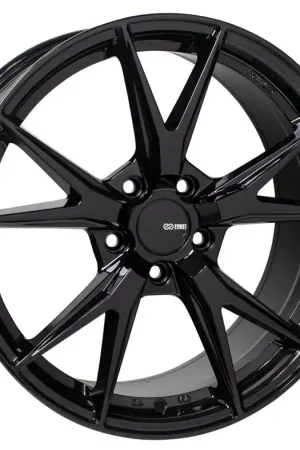 Enkei Phoenix 18x8 35mm Offset 5x114.3 72.6mm Bore Gloss Black Wheel Super Sale