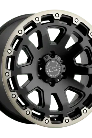 BRRAZ 17X9 6X135 M-BLK-MCH-DDTLP 12MM Money Back Guarantee