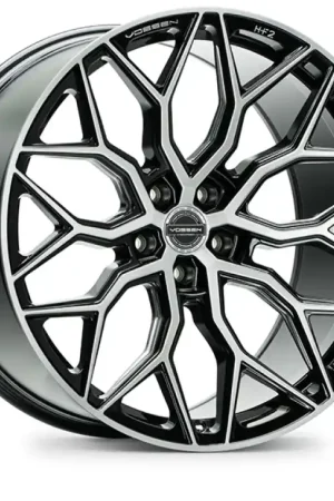 Bulk Order Vossen HF-2 20x10.5 / 5x114.3 / ET45 / Deep Face / 73.1 - Brushed Gloss Black Wheel