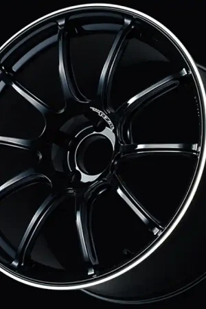 Advan RZII 17x8.5 / +49 Offset / 5x114.3 / 73mm Bore / Racing Gloss Black and Ring Best Seller